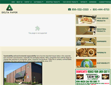 Tablet Screenshot of deltapaper.com